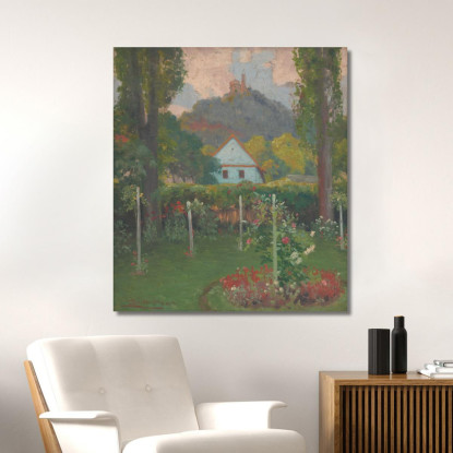 Sotto Il Castello Di Slanec Ľudovít Čordák lco54 quadro stampato su tela