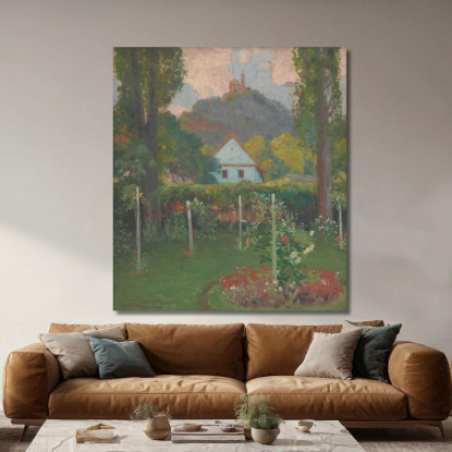 Sotto Il Castello Di Slanec Ľudovít Čordák lco54 quadro stampato su tela