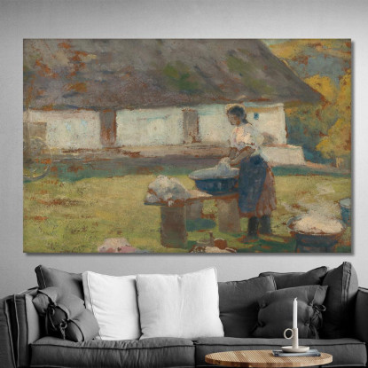 Radura Davanti All'Albero Ľudovít Čordák lco60 quadro stampato su tela