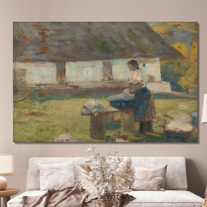 Radura Davanti All'Albero Ľudovít Čordák lco60 quadro stampato su tela
