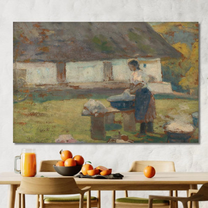 Radura Davanti All'Albero Ľudovít Čordák lco60 quadro stampato su tela