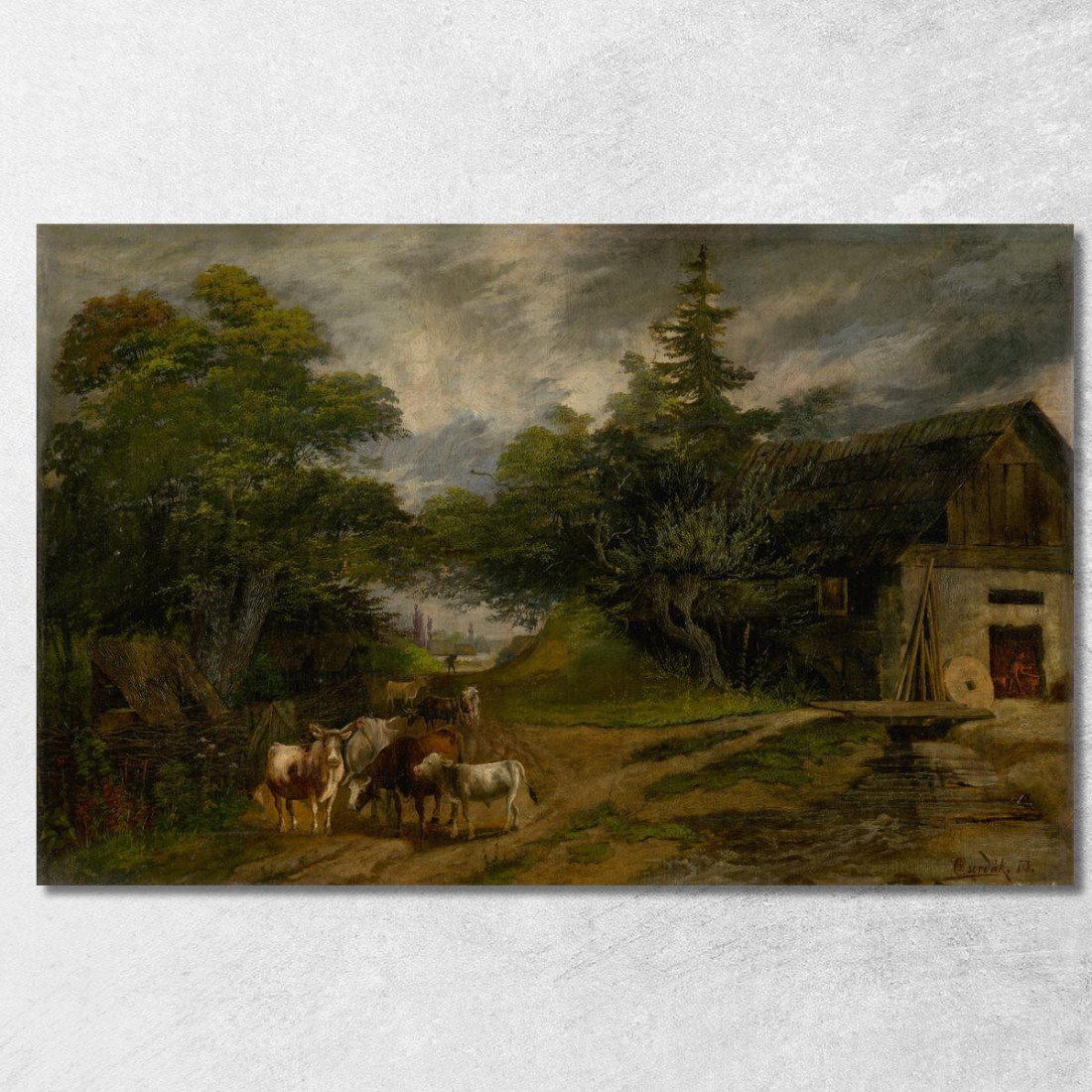 Ritorno Dal Pascolo Ľudovít Čordák lco61 quadro stampato su tela