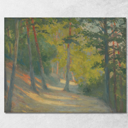 Strada Per Bankov Ľudovít Čordák lco63 quadro stampato su tela