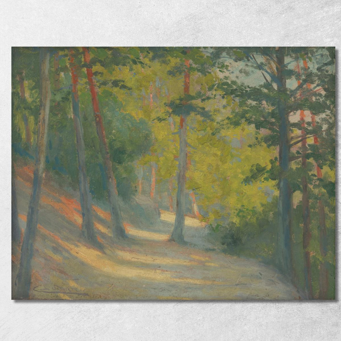 Strada Per Bankov Ľudovít Čordák lco63 quadro stampato su tela