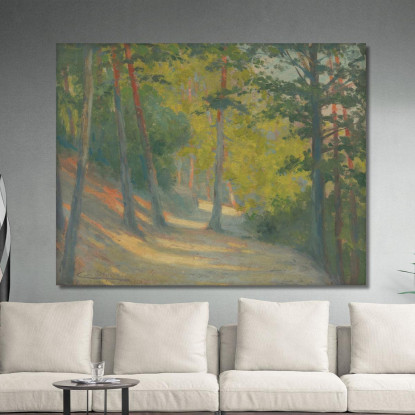 Strada Per Bankov Ľudovít Čordák lco63 quadro stampato su tela