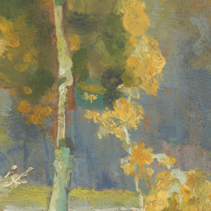 Paesaggio Estivo Con Betulle Ľudovít Čordák lco76 quadro stampato su tela