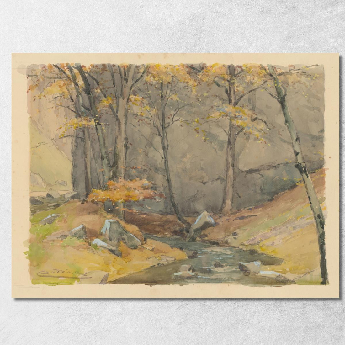 Crepuscolo Nella Valle Di Zádiel Ľudovít Čordák lco84 quadro stampato su tela