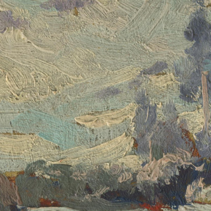 Paesaggio Invernale 2 Ľudovít Čordák lco89 quadro stampato su tela
