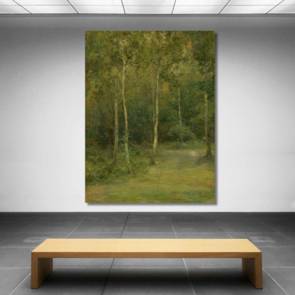 Paesaggio Boscoso Con Piccole Betulle Ľudovít Čordák lco92 quadro stampato su tela