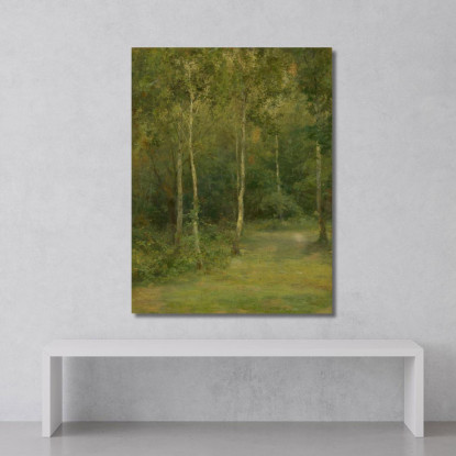 Paesaggio Boscoso Con Piccole Betulle Ľudovít Čordák lco92 quadro stampato su tela