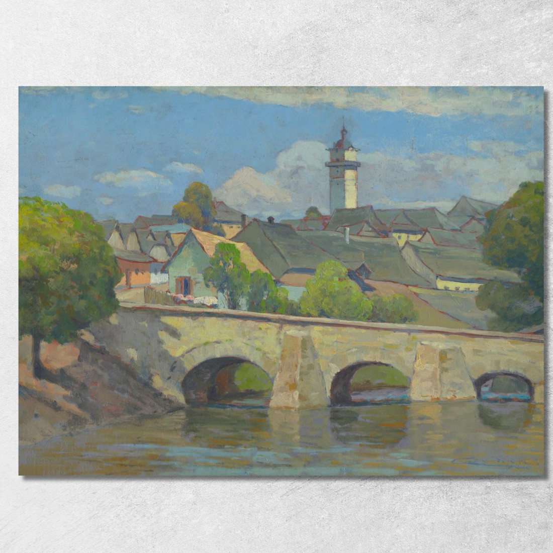 Una Piccola Città Nello Spiš Ľudovít Čordák lco97 quadro stampato su tela