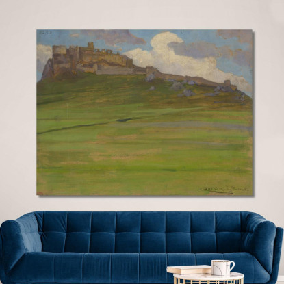 Castello Di Spiš Ľudovít Čordák lco106 quadro stampato su tela