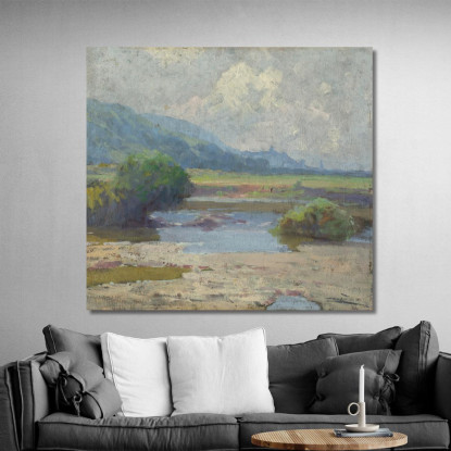Paesaggio Estivo Da Košice Ľudovít Čordák lco107 quadro stampato su tela