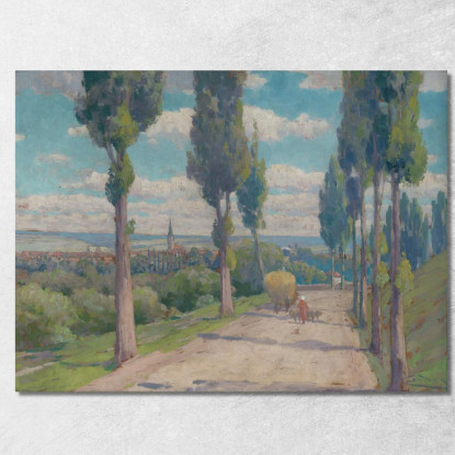 Vista Di Spišská Nová Ves Ľudovít Čordák lco108 quadro stampato su tela