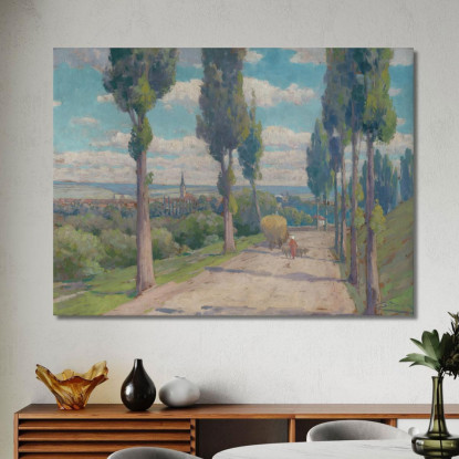 Vista Di Spišská Nová Ves Ľudovít Čordák lco108 quadro stampato su tela