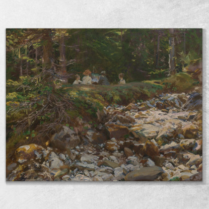 Il Maestro E I Suoi Allievi John Singer Sargent jss315 quadro stampato su tela