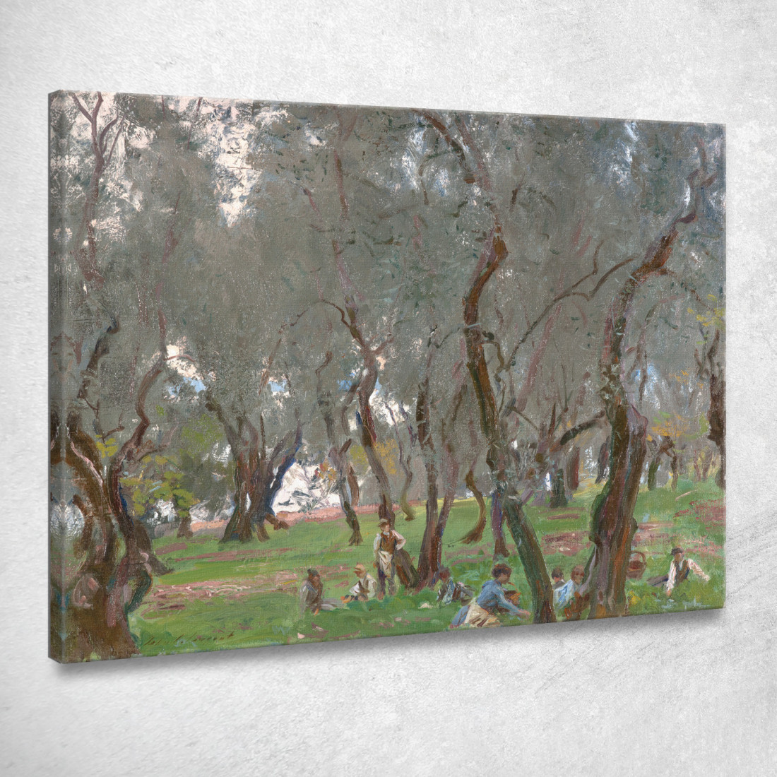 L'Uliveto John Singer Sargent jss319 quadro stampato su tela