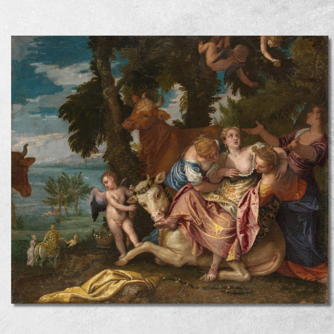 Il Ratto Di Europa Paolo Veronese pvr4 quadro stampato su tela