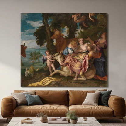 Il Ratto Di Europa Paolo Veronese pvr4 quadro stampato su tela