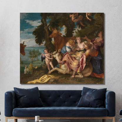 Il Ratto Di Europa Paolo Veronese pvr4 quadro stampato su tela