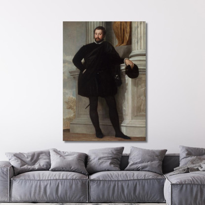 Ritratto Di Un Uomo 2 Paolo Veronese pvr23 quadro stampato su tela