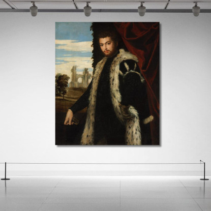 Ritratto Di Un Uomo Paolo Veronese pvr24 quadro stampato su tela