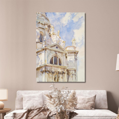 La Salute Venezia John Singer Sargent jss325 quadro stampato su tela