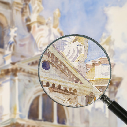 La Salute Venezia John Singer Sargent jss325 quadro stampato su tela