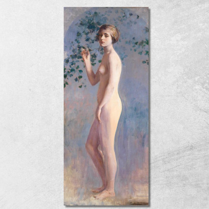 Nudo Ramón Casas rcs11 quadro stampato su tela