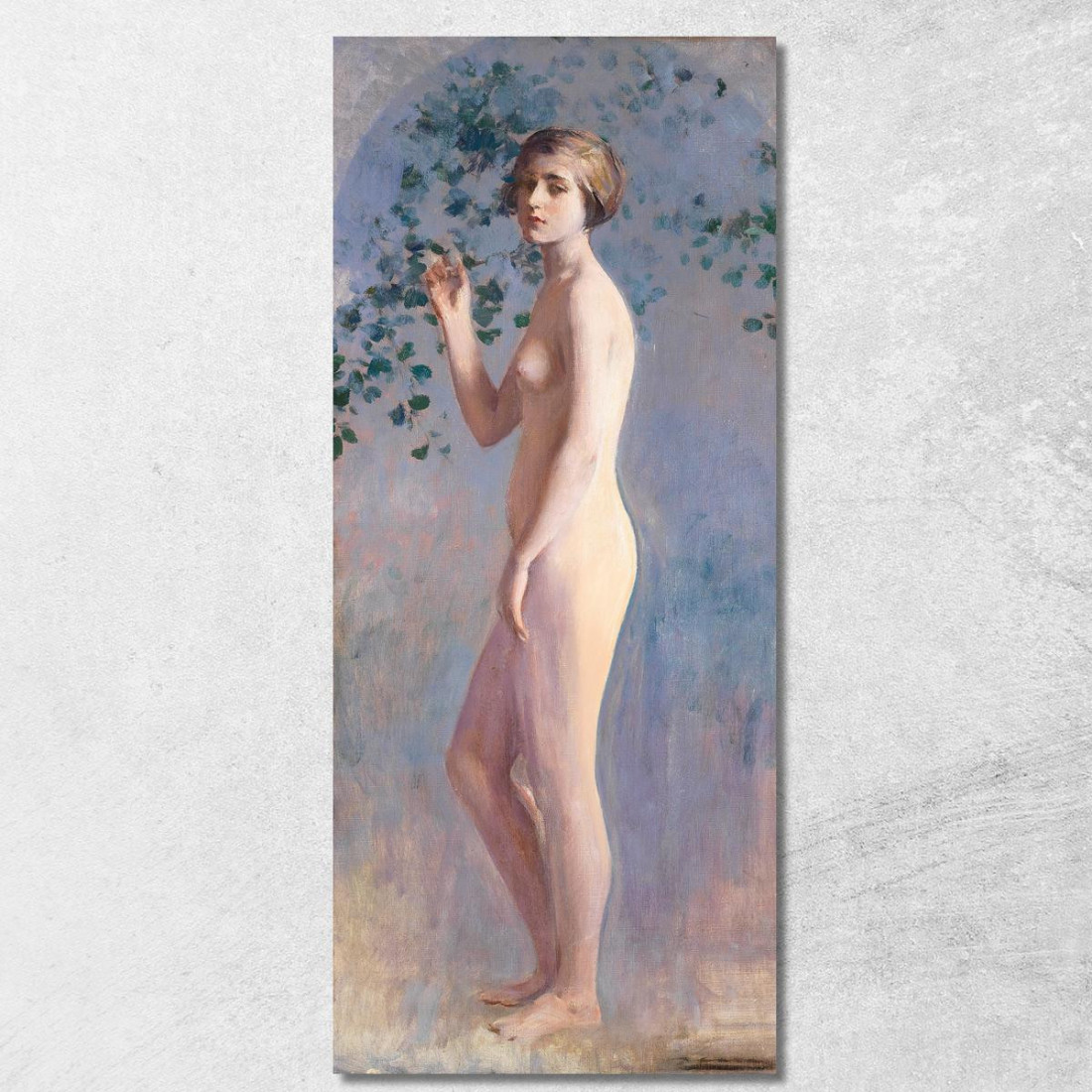 Nudo Ramón Casas rcs11 quadro stampato su tela