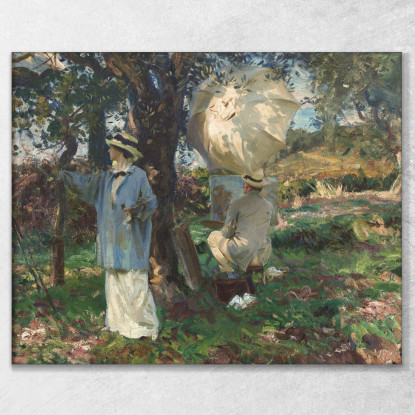 Gli Sketcher John Singer Sargent jss326 quadro stampato su tela