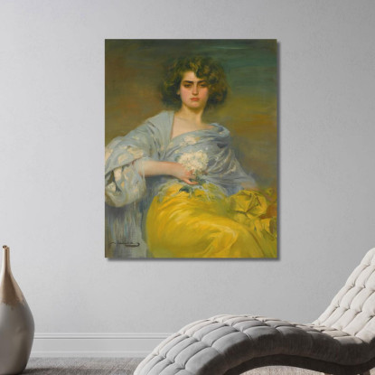 Julia 2 Ramón Casas rcs17 quadro stampato su tela