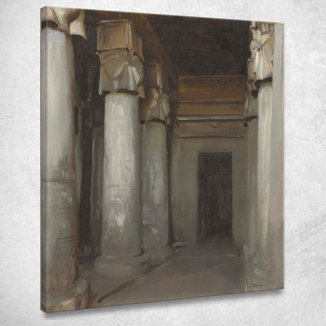 Il Tempio Di Denderah John Singer Sargent jss327 quadro stampato su tela