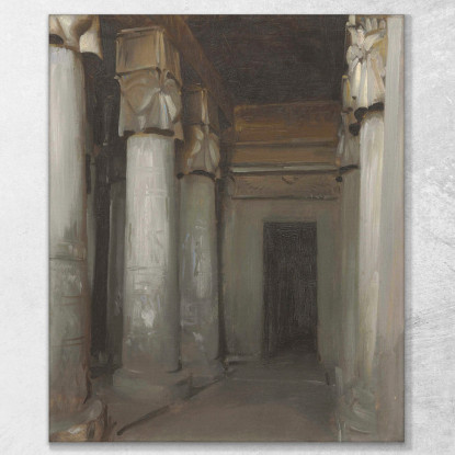 Il Tempio Di Denderah John Singer Sargent jss327 quadro stampato su tela