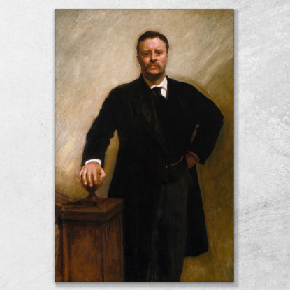 Theodore Roosevelt John Singer Sargent jss331 quadro stampato su tela