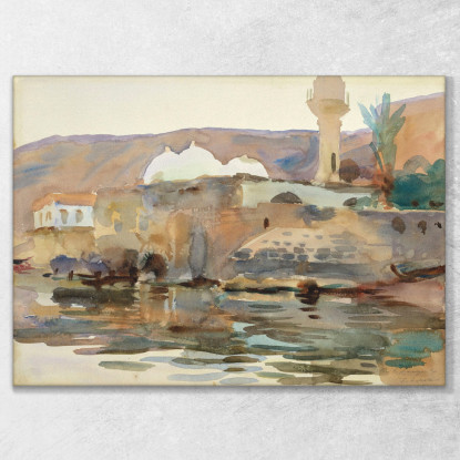 Tiberiade John Singer Sargent jss334 quadro stampato su tela