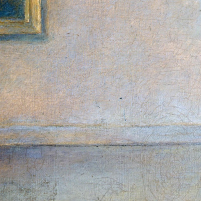 Il Vestito Bianco Thomas Wilmer Dewing twd36 quadro stampato su tela