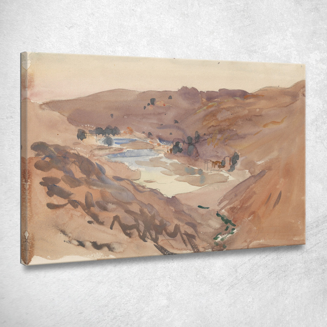 Toledo John Singer Sargent jss336 quadro stampato su tela
