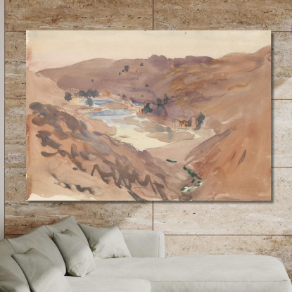 Toledo John Singer Sargent jss336 quadro stampato su tela