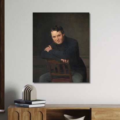 Gottlieb Bindesbøll Architetto Danese Wilhelm Marstrand wmr28 quadro stampato su tela