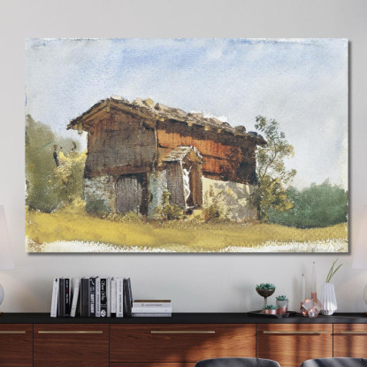 Santuario Tirolese John Singer Sargent jss347 quadro stampato su tela