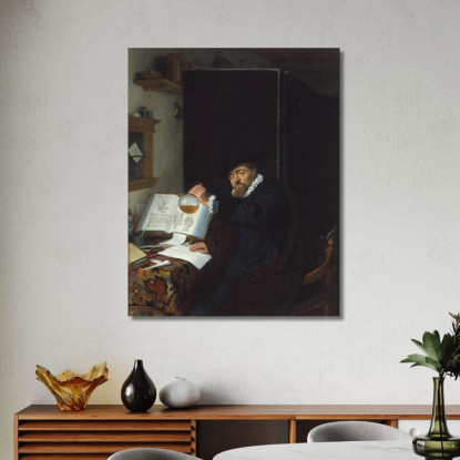 L'Analisi Adriaen van Ostade avo29 quadro stampato su tela