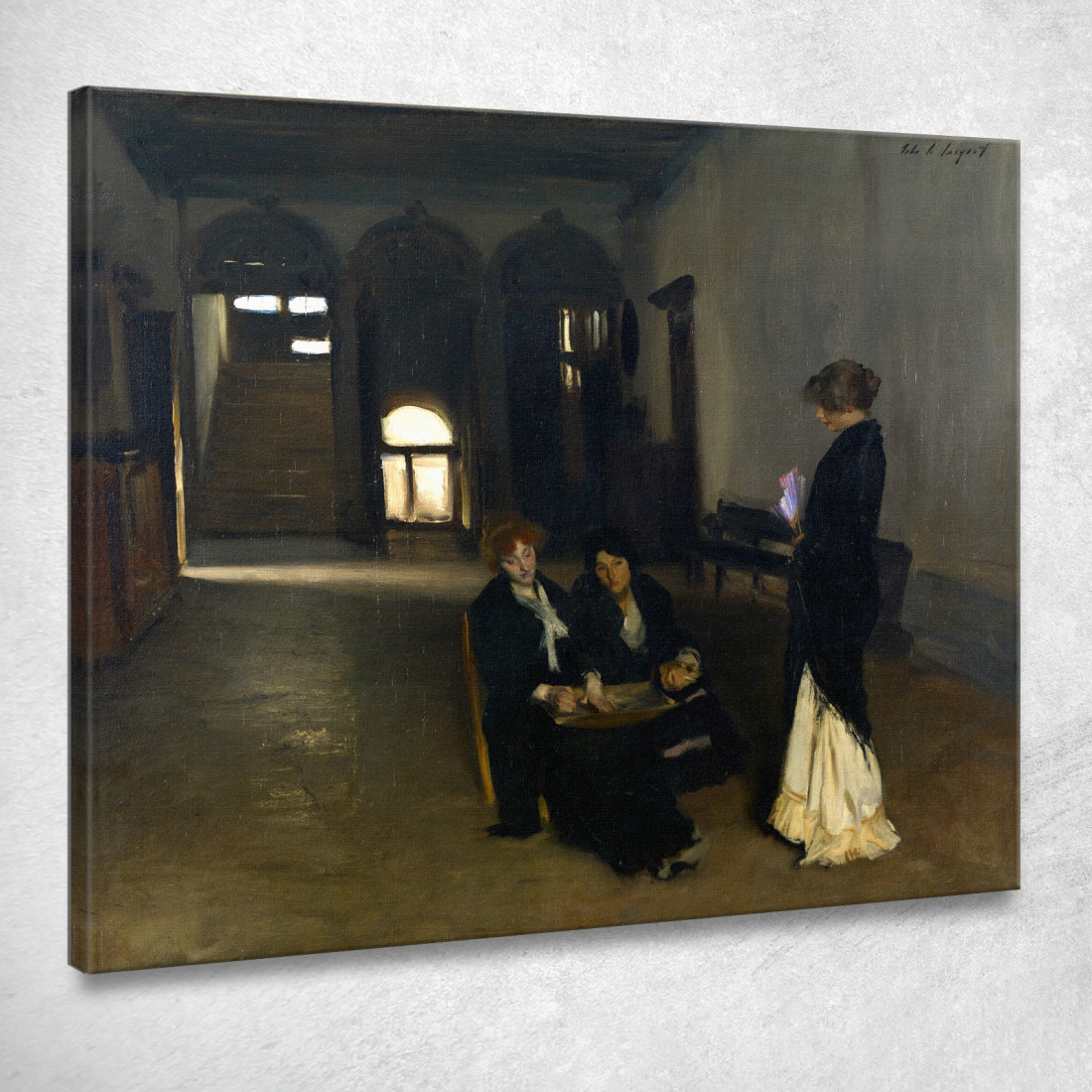 Stringer Di Perle Veneziane John Singer Sargent jss354 quadro stampato su tela