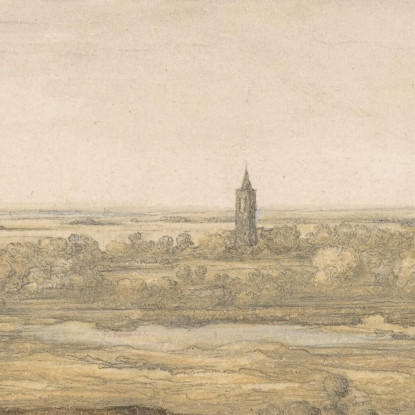 Paesaggio Aelbert Cuyp acu28 quadro stampato su tela