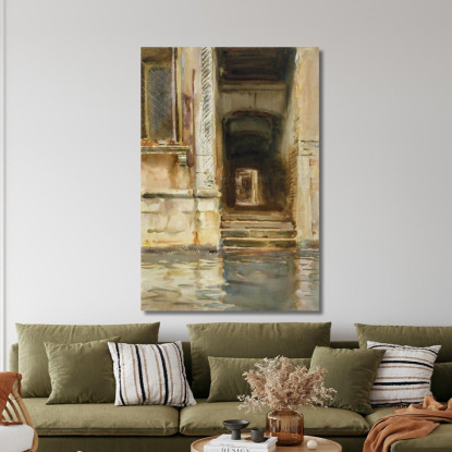 Passaggio Veneziano John Singer Sargent jss358 quadro stampato su tela