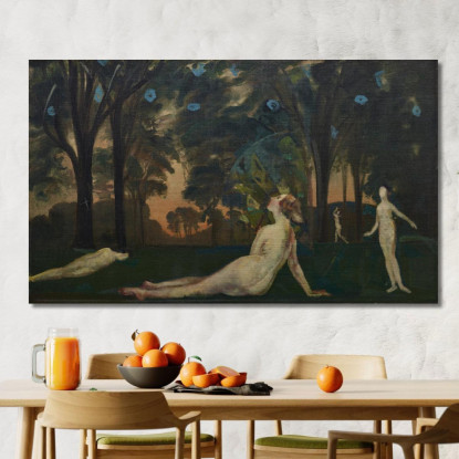 Corridoio D’Estate Arthur Bowen Davies abd14 quadro stampato su tela