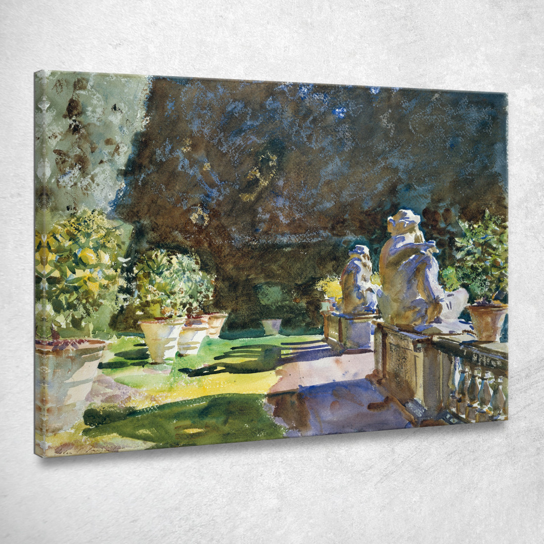 Villa Di Marlia Lucca John Singer Sargent jss366 quadro stampato su tela