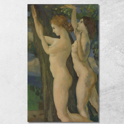 Dolci Foglie Tremule Arthur Bowen Davies abd52 quadro stampato su tela