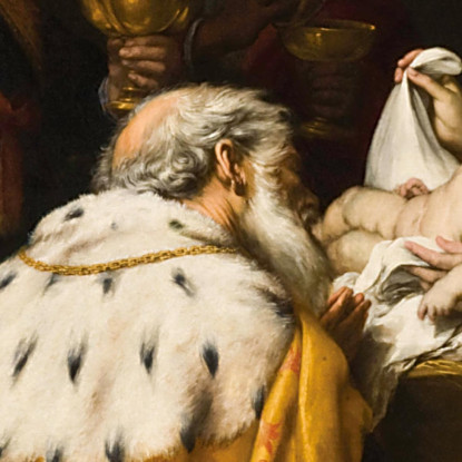 Adorazione Dei Magi Bartolomé Estebán Murillo bem3 quadro stampato su tela