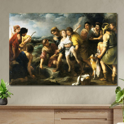 Giuseppe E I Suoi Fratelli Bartolomé Estebán Murillo bem10 quadro stampato su tela